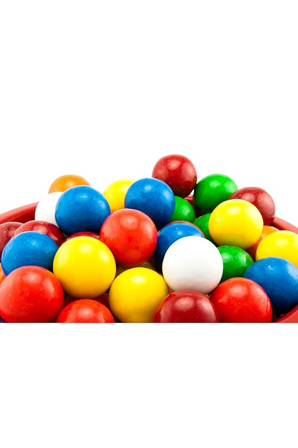 Bubble Gumballs For Gumball Machine Refills, 53 Oz, 3.3 lb, Antique Style, Vintage Old Fashioned Candy, Mini Bubble Gum Balls For Kids