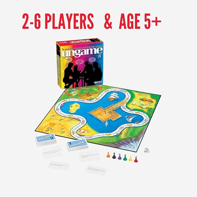 The Ungame - Non-competitive Communication Game – Encourages Emotional Connection, Communication, and Listening – For Families, Couples, and Groups – Great for Therapists, Teachers, and Counselors