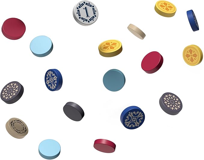 Duel Board Game - Competitive Head-to-Head Tile-Placement Strategy Game, Stunning Mosaic Art and Quick Gameplay for Kids & Adults, Ages 8+, 2 Players, 30-45 Minute Playtime, Made by Plan B Games