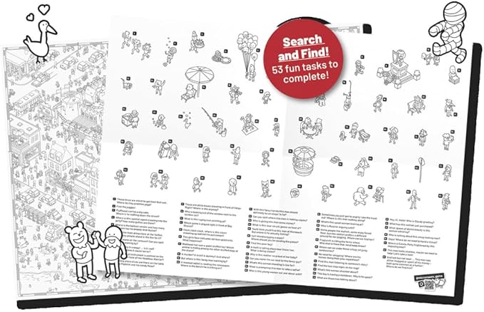 MicroMacro Jigsaw: Funfair 500 Piece Puzzle - Build The Funfair and Find Hidden Objects & Solve Mysteries | Great for Adults and Kids That Love Small Details | Family-Friendly Theme and Images