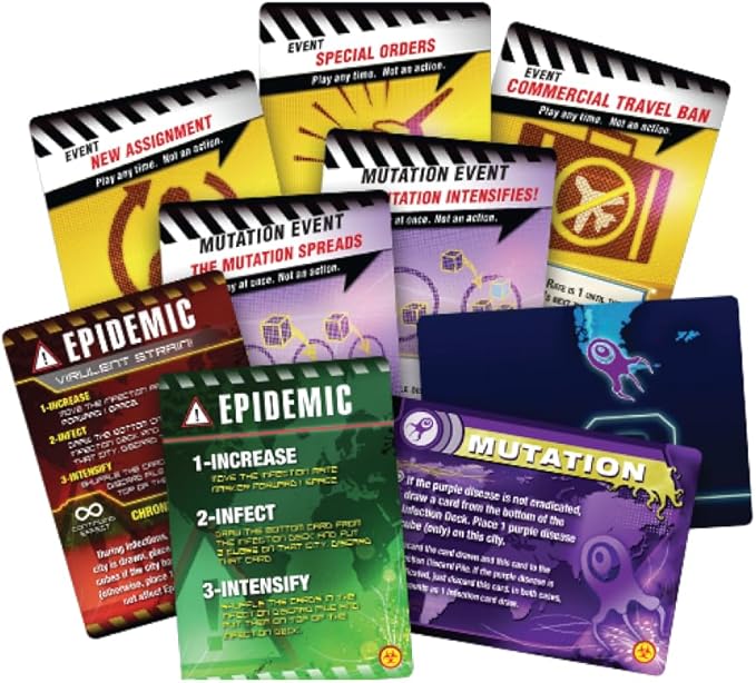 Pandemic on the Brink Board Game EXPANSION - Face New Challenges and Save Humanity! Cooperative Strategy Game for Kids and Adults, Ages 8+, 2-5 Players, 45 Minute Playtime, Made by Z-Man Games