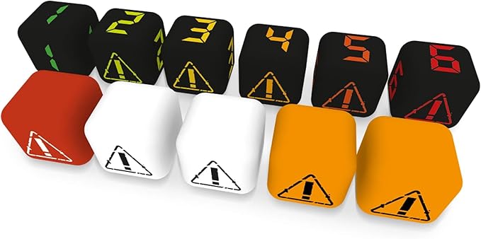 | Rallyman: Dirt - Dice Pack | Strategy Board Game Accessory | Race Cars with Dice | Includes 11 Custom Dice for 1 Player