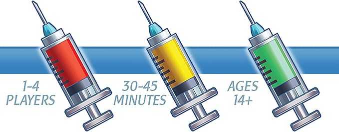 Artipia Games Artipiagames Rush M.D Cooperative Board Game, Worker Placement, Strategy, Dexerity, Ages 14+, 1-4 Players, 30-45 Mins