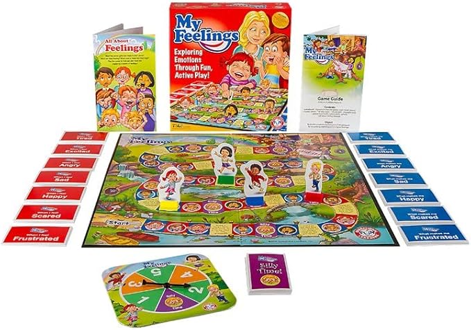 My Feelings, a Fun Game to Help Kids Express Emotions, Improve Social Skills and self Regulation. Endorsed by Dr Temple Grandin, Dr Tony Attwood and Other Renown clinicians and Educators.
