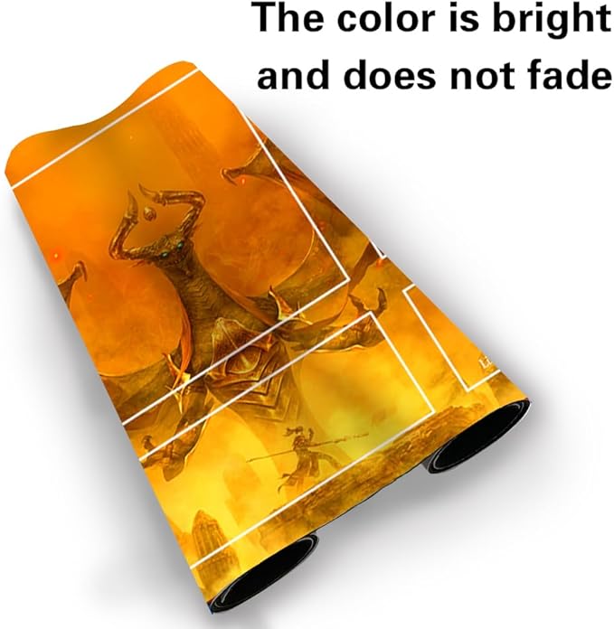 Board Game MTG Playmat Games Size 60X35 cm CCG Compatible for TCG RPG CCG Play mats (Nicol Bolas-Zone)