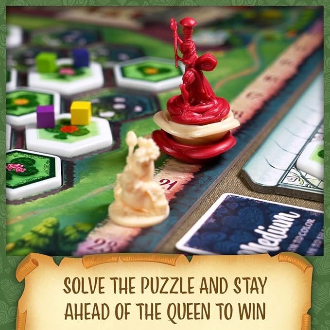 Northstar Game Studio Paint The Roses Deluxe Board Game | Cooperative Strategy Game for Adults, Teens and Families | Alice in Wonderland Strategy Puzzle | Includes Escape The Castle | 2-5 Players