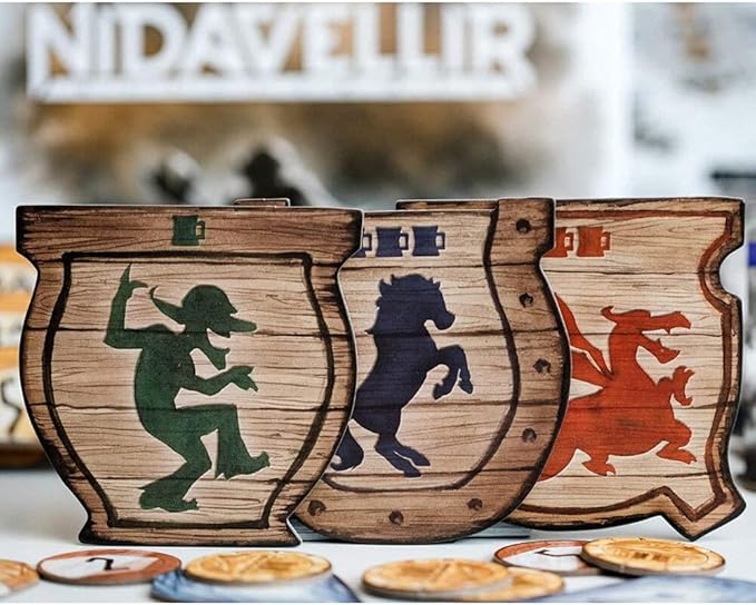 Nidavellir - Dwarven Auction and Bidding Game | Dice Tower Top 10 Game of All Time | 2 to 5 Players