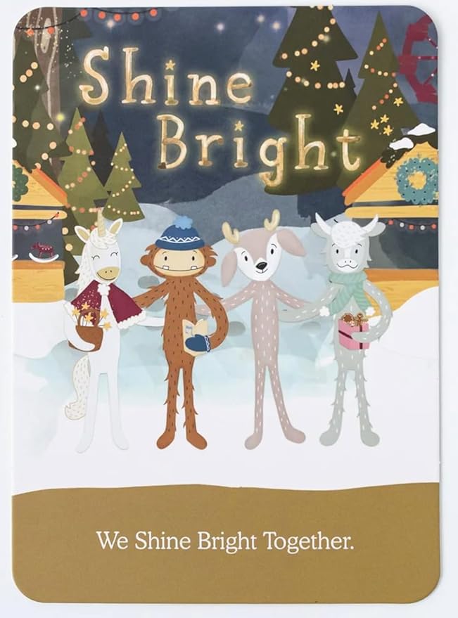 Slumberkins Shine Bright Yak Snuggler Plush + Affirmation Card - Promotes Positive Self-Esteem, Authenticity & Community - Holiday SEL Toys for Boys and Girls