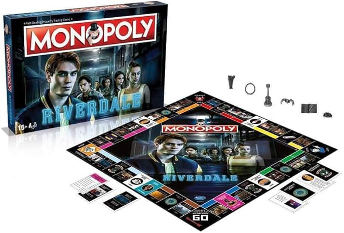 Winning Moves Riverdale Monopoly Board Game for 2+ Players, Ages 14+