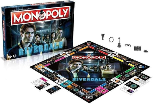 Winning Moves Riverdale Monopoly Board Game for 2+ Players, Ages 14+