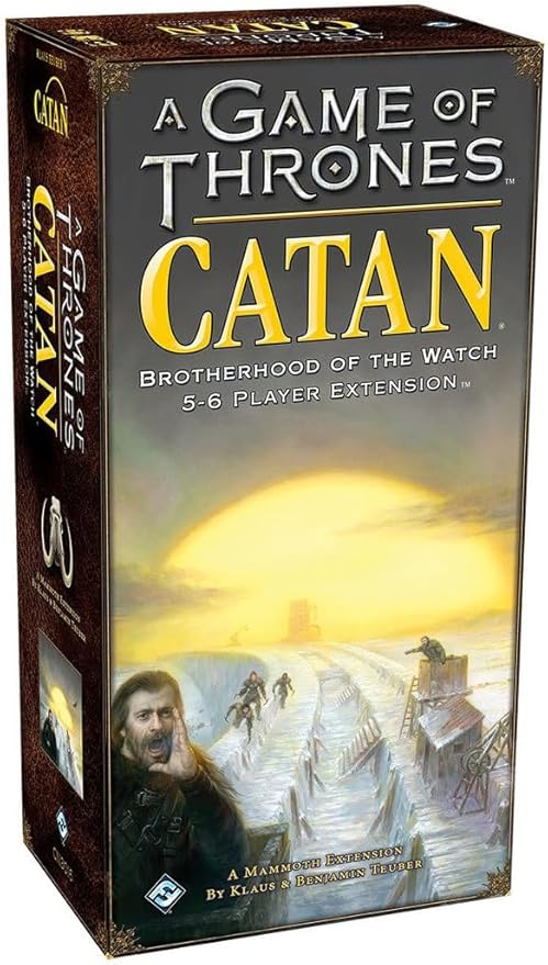 A Game of Thrones CATAN Brotherhood of the Watch Board Game 5-6 Player EXTENSION - Strategy Game for Adults and Teens, Ages 14+, 3-6 Players, 60-90 Minute Playtime, Made by CATAN Studio