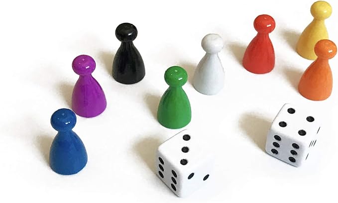 Create Your Own Opoly Board Game – Blank Game Board with Board Game Accessories, Blank Cards, Property Cards – Ideal for DIY Family Games, Creative Projects