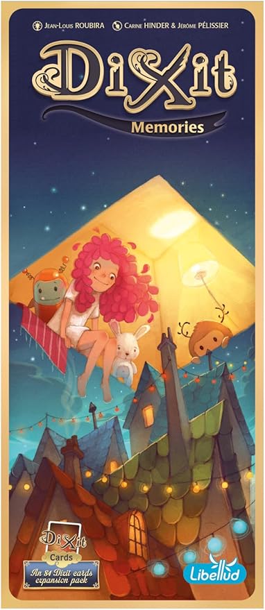 Dixit Memories Board Game EXPANSION - Explore a Fantastical World with 84 Original Art Cards! Creative Storytelling Game for Kids & Adults, Ages 8+, 3-6 Players, 30 Min Playtime, Made by Libellud