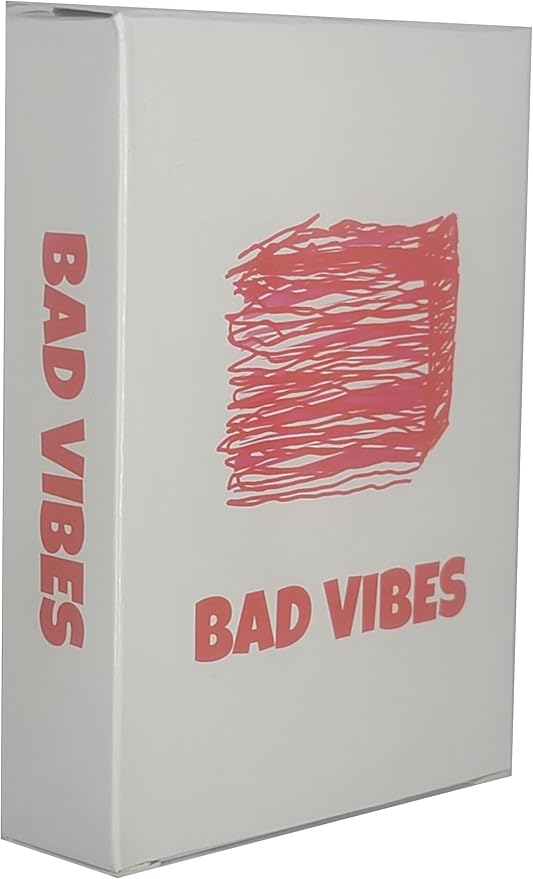 Bad Vibes Card Game - Vol 1 - Conversation,Party Family Friends Group Funny Date Personality Questions Counseling Therapy Cohesion Teen Adult Teacher School Social Emotional Learning SEL