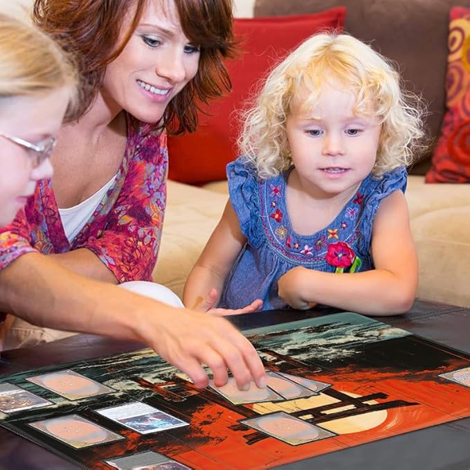 Playmat 24" x 14" Game Mats for MTG/TCG Cards, Commander Deck Gaming Desk Mat, Japanese Shrine Gate Torii Art