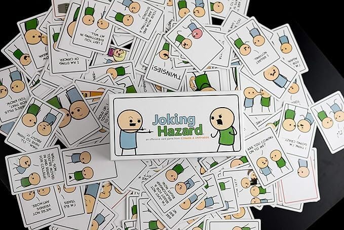 Joking Hazard by Cyanide & Happiness - 360+ Funny & Inappropriate Comic Cards, Hilarious Party Games | Includes Add-Your-Own-Words Cards