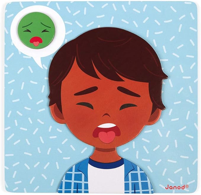 Janod Emotions Magnetic Game - 48 Pieces - Ages 2+ - J08038