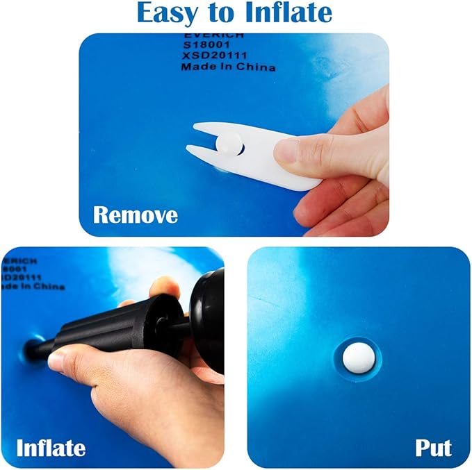 EVERICH TOY Hopper Ball, Bouncing Ball with Handle, 22 Inches Jumping Hoppity Hop Toys, Sit and Bounce on Toys for Boys and Girls Gifts