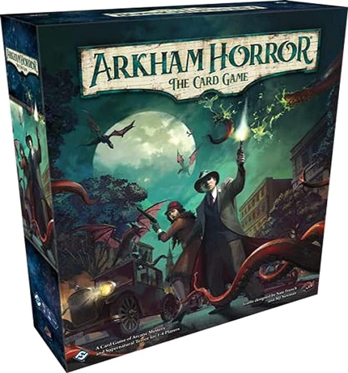 Fantasy Flight Games Arkham Horror The Card Game Revised Core Set | Horror / Mystery / Cooperative Games for Adults and Teens Ages 14+ | 1-4 Players | Avg. Playtime 1-2 Hours | Made
