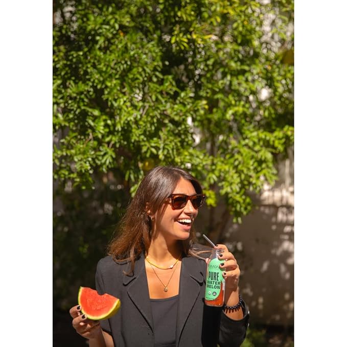 Pomona Organic Juices Pure Watermelon Juice, Cold Pressed Organic Juice, Non-GMO, No Sugar Added, Not from Concentrate, Gluten Free, Kosher Certified, Preservative Free, 8.4 Ounce (Pack of 12)