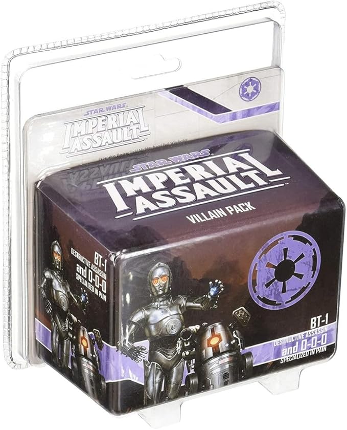 Fantasy Flight Games Star Wars Imperial Assault Board Game BT-1 and 0-0-0 VILLAIN PACK - Epic Sci-Fi Miniatures Strategy Game for Kids and Adults, Ages 14+, 1-5 Players, 1-2 Hour Playtime,