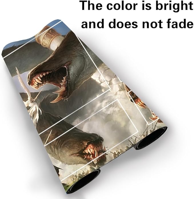 Board Game MTG Playmat Games Size 60X35 cm CCG Compatible for TCG RPG CCG Play mats (Apocalypse Hydra-Zone)