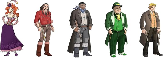 Colt Express: 10th Anniversary - Strategy Board Game, Wild West Train Robbery Adventure Game, 3D Train, Ages 10+, 2-3 Players, 40 Min