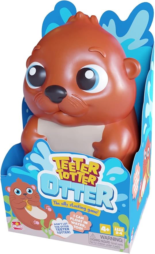 Goliath Teeter Totter Otter Game - Silly Stacking Floating Balance Game - Kids Games, 2-4 Players, Ages 4+