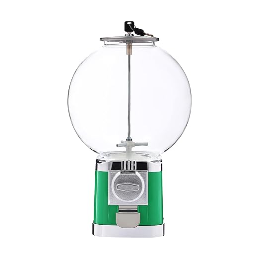 Vending Machine, 1.26 in Ball Bulk Vending Machine Classic Bubble Capsule Toys Dispenser, Commercial Candy Gumball Machine for Game Stores and Retail Stores