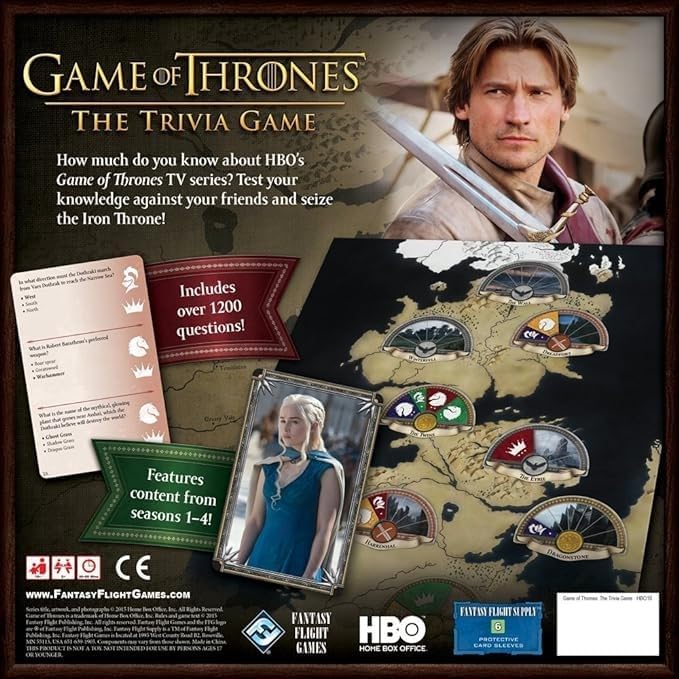 HBO Game of Thrones Trivia Game