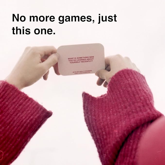 WE'RE NOT REALLY STRANGERS Honest Dating Expansion Pack Card Game – 50 Cards & Wild Cards – Conversation Cards for Couples, Adults, & Teens for Date Nights & Game Nights, Ages 18+, 2 Players