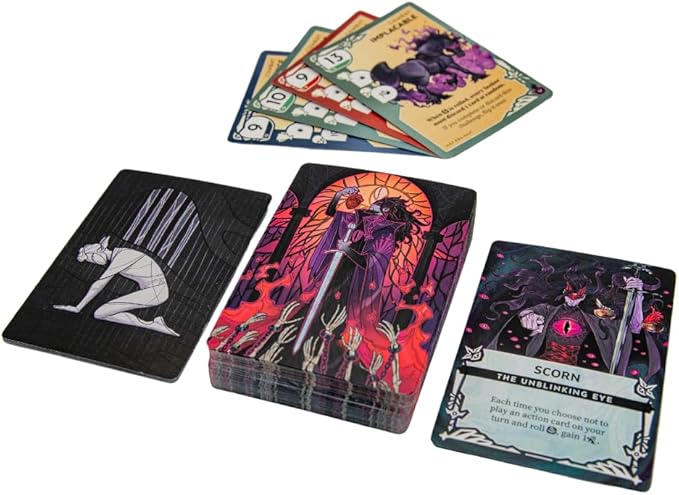 Kinfire Delve: Scorn's Stockade | Quick-to-Table Cooperative Dungeon-Crawling Card Game | Affordable, Streamlined Fantasy Adventure | Ages 14 and Up | Made