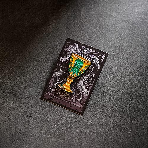 Cthulhu Poker Cards Collection Playing Cards Rare Limited Poker Cards Gift Card Games and Party (1 PC Holy Grail Badge)