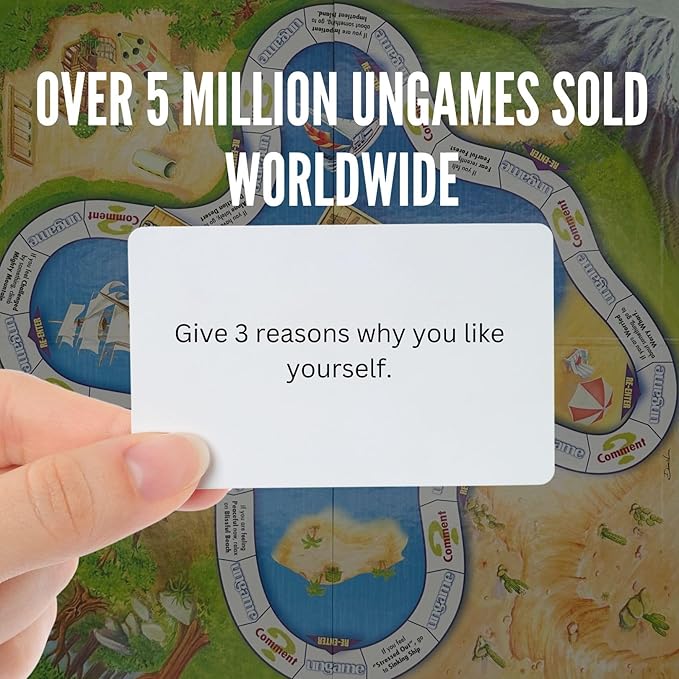 The Ungame - Non-competitive Communication Game – Encourages Emotional Connection, Communication, and Listening – For Families, Couples, and Groups – Great for Therapists, Teachers, and Counselors