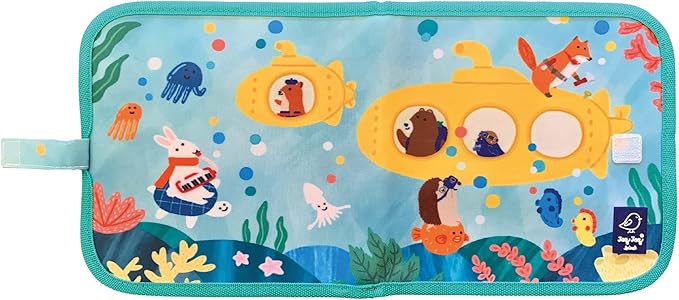 Jaq Jaq Bird Erasable Doodle Pad for Kids,Reusable Mess-Free Coloring and Toddlers Learning Toys-Chalkboard and Drawing Books-Includes 4 ButterSitx Chalks-SUB