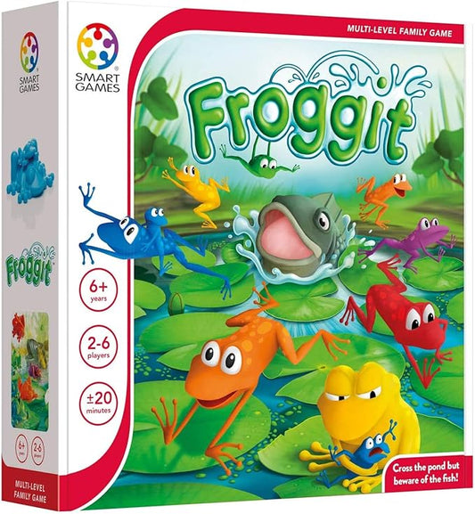 SmartGames Froggit - A Family Board Game for 2-6 Players Ages 6 - Adult