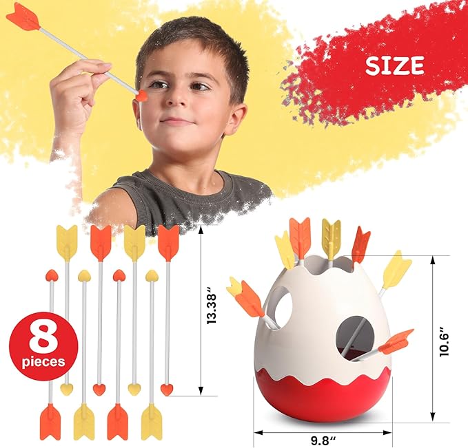 Arrows Toss Game Set for Kids and Adults Yard Toss Toy for Party Carnival Camping Outdoor Games & Indoor Throw Target Game for Family