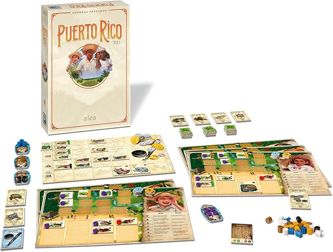 Ravensburger Puerto Rico 1897 Board Game - Strategic Gameplay for Kids and Adults | Enhanced with New Art and Storyline | Expanded Content for Increased Challenge | Ideal for Ages 12 and Up