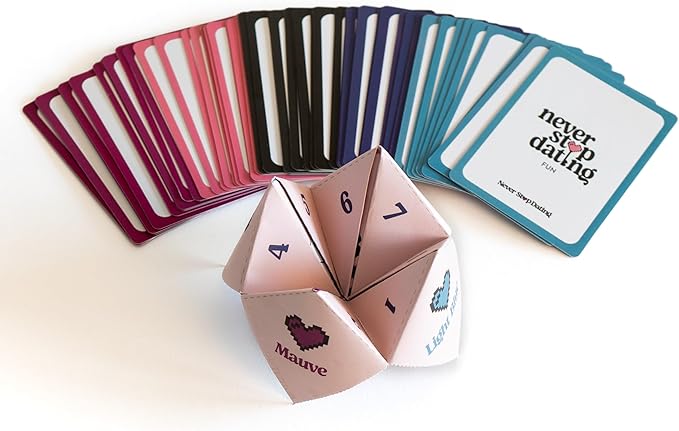 Never Stop Dating - The Ultimate Romantic Date Night Activity Game for Couples - Awesome Gift for Boyfriend, Girlfriend, Husband, Wife, Partner, Engagement or Anniversary. Keep The Spark Alive!