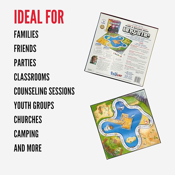 The Ungame - Non-competitive Communication Game – Encourages Emotional Connection, Communication, and Listening – For Families, Couples, and Groups – Great for Therapists, Teachers, and Counselors