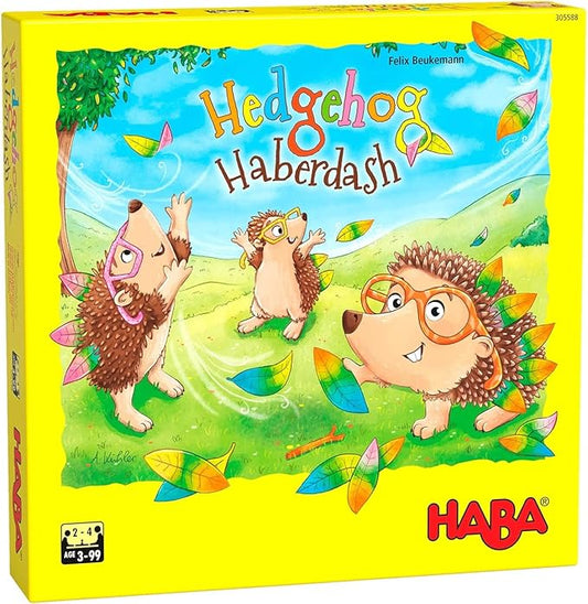 HABA Hedgehog Haberdash Color Matching Memory Game for Ages 3+ (Made in Germany)