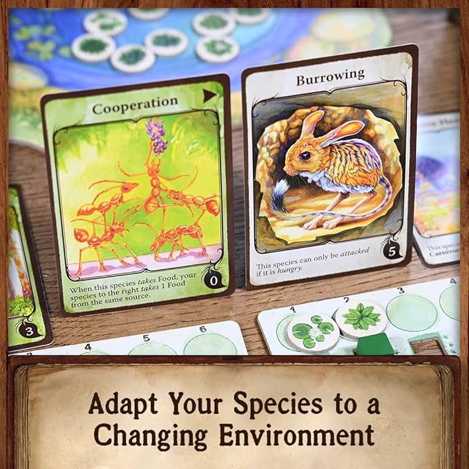 Northstar Game Studio Evolution Board Game | Create Species in This Strategy Game for Adults, Teens and Families | 2-6 Players, Age 12+