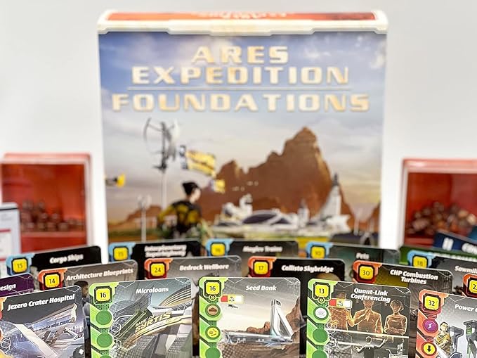Terraforming Mars Ares Expedition: Foundations by Stronghold Games, Strategy Expansion Board Game