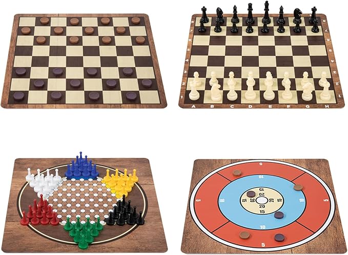 365 Games - Traditional Strategy Board & Card Games, Tin Storage Container, Game for Each Day of Year, Family, Ages 6+, 1-8 Players