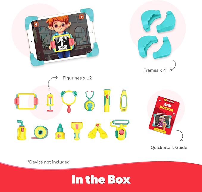 PlayShifu STEM Toys for Kids - Tacto Doctor (Interactive Kit + App) - Pretend Play with Real STEM Learning