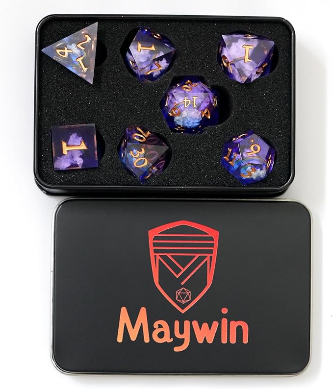 Dungeons and Dragons Game Dice,D&D Dice Set,DND Dice Gift Set for Role Playing Table Games