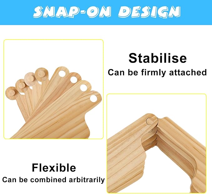 Interlocking Wood Jokers Board Game,2-8 Player Marbles and Jokers Game for Adults,Perfect Family and Party Gift with 4 Decks of Cards (Brown and Black)