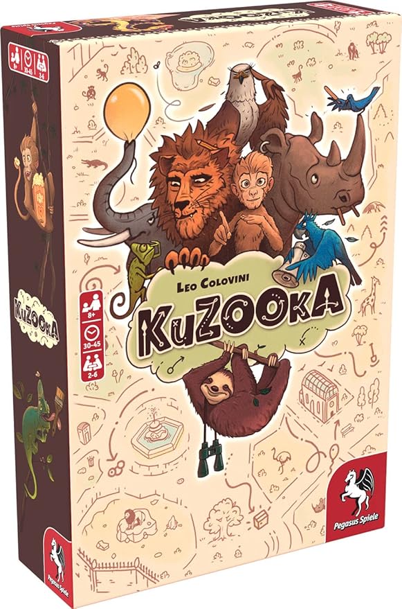 Kuzooka – Board Game by Pegasus Spiele - 2-6 Players – 30-45 Minutes of Gameplay – Games for Game Night – Teens and Adults Ages 14+ - English Version