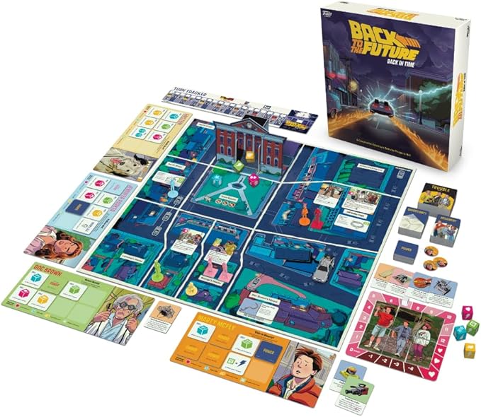 Funko Back to The Future - Back in Time Board Game for 2 - 4 players