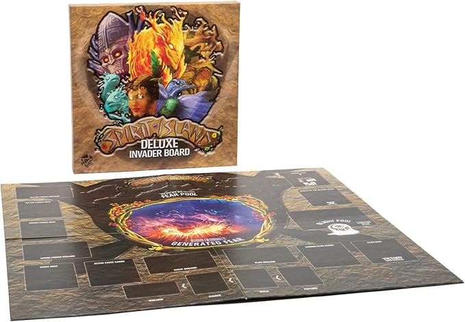 Greater Than Games | Spirit Island: Deluxe Invader Board | Cooperative Strategy Board Game Accessory | Premium Component Upgrade